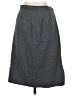 Giorgio Armani 100% Cupro Solid Gray Formal Skirt Size 8 - photo 2
