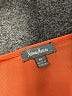 Neiman Marcus 100% Polyester Orange Sleeveless Blouse Size M - photo 4
