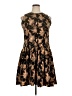 Unbranded Print Brown Cocktail Dress Size 15 - photo 1
