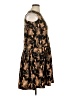 Unbranded Print Brown Cocktail Dress Size 15 - photo 4