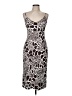 Adam Lippes 100% Polyester Animal Print Brown Cocktail Dress Size 6 - photo 1