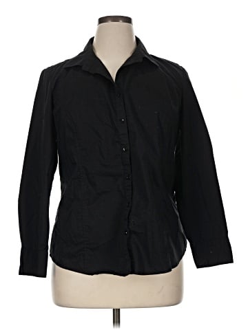 George 3/4 Sleeve Button-Down Shirt (view 1)