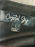Crystal Sky Solid Black Jumpsuit Size L - photo 4