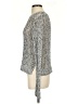 Ann Taylor Metallic Silver Pullover Sweater Size XS - photo 5
