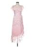 Lulus 100% Polyester Pink Cocktail Dress Size S - photo 1