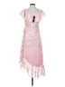 Lulus 100% Polyester Pink Cocktail Dress Size S - photo 2