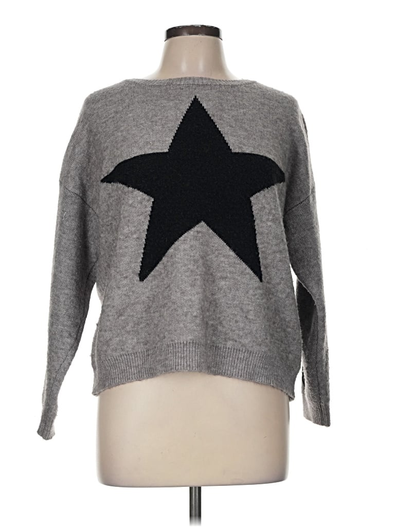 Pre-owned Shein Pullover Sweater In Gray