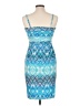 Willi Smith Print Blue Cocktail Dress Size M - photo 2