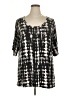 Lularoe Black Short Sleeve Blouse Size XL - photo 1