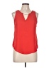 Lily White 100% Polyester Red Sleeveless Top Size M - photo 1