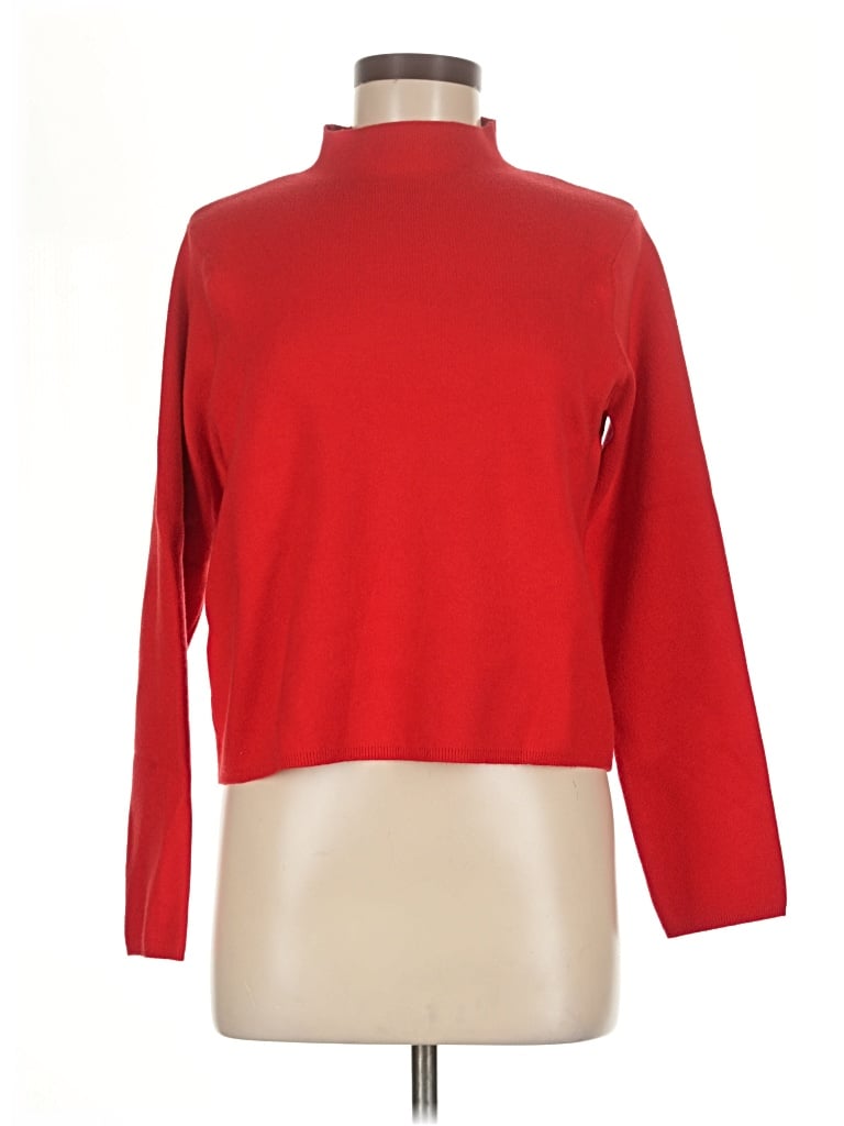 Pre-owned Mng Turtleneck Sweater In Red