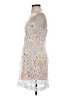 Francesca's 100% Polyester White Cocktail Dress Size S - photo 5