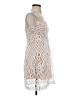 Francesca's 100% Polyester White Cocktail Dress Size S - photo 4