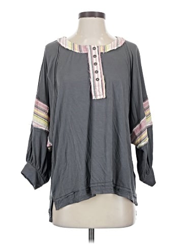 Pol 3/4 Sleeve Blouse (view 1)