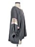 Pol Gray 3/4 Sleeve Blouse Size S - photo 4