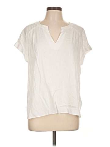Rose + Olive Short Sleeve Blouse (view 1)