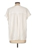 Rose + Olive 100% Rayon Ivory Short Sleeve Blouse Size L - photo 2