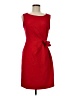 Anne Klein Solid Red Cocktail Dress Size 8 (petite) - photo 1