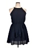 Iz Byer Solid Blue Casual Dress Size XL - photo 1