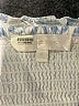 LoveShackFancy 100% Cotton Blue Cocktail Dress Size L - photo 7