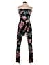 Active USA Graphic Black Jumpsuit Size S - photo 1