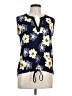 Unbranded Blue Sleeveless Blouse Size L - photo 1