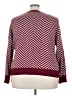 Shein Curve 100% Acrylic Chevron-herringbone Burgundy Pullover Sweater Size 3X - photo 2