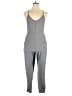 Unbranded 100% Polyester Solid Gray Jumpsuit Size 2X - photo 1