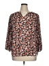 Monday Fun 100% Polyester Orange 3/4 Sleeve Blouse Size 1X - photo 1