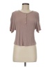 ASOS Design Brown Short Sleeve Top Size 6 - photo 1