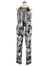 Chico's Graphic Silver Jumpsuit Size XL Petite (3) - photo 1