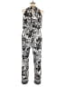 Chico's Graphic Silver Jumpsuit Size XL Petite (3) - photo 2