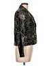 SEARLE 100% Linen Print Gold Black Blazer Size 10 - photo 4