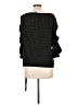 CeCe 100% Polyester Black 3/4 Sleeve Blouse Size L - photo 2