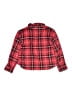 Old Navy 100% Cotton Plaid Red Long Sleeve Button-Down Shirt Size 14 - 16 - photo 2