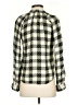 Pilcro Checkered-gingham Ivory Long Sleeve Blouse Size S - photo 2