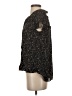 Everleigh 100% Polyester Floral Black Short Sleeve Blouse Size XS - photo 5