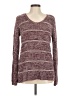 Emily Rose Tweed Burgundy Pullover Sweater Size M - photo 1