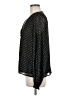 Aqua 100% Polyester Black Long Sleeve Blouse Size M - photo 5
