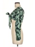 PrettyLittleThing 100% Polyester Green 3/4 Sleeve Blouse Size 8 - photo 5