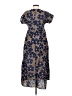 Unbranded Print Blue Casual Dress Size S - photo 2
