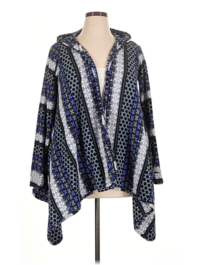 Pre-owned Cuddl Duds Kimono In Blue