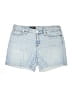 J.Crew 100% Cotton Checkered-gingham Blue Denim Shorts Size 30 waist - photo 1