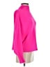 Pilcro Solid Pink Turtleneck Sweater Size S - photo 4