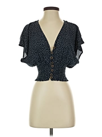 Love J Short Sleeve Blouse (view 1)