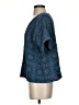 S'edge Blue Short Sleeve Blouse Size S - photo 5