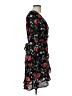 Lush Floral Black Cocktail Dress Size L - photo 4