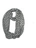 Unbranded 100% Polyester Chevron-herringbone Gray Black Scarf One size - photo 1