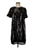 Nine West 100% Polyester Stars Black Cocktail Dress Size XS - photo 1