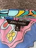 John Mark 100% Viscose Argyle Checkered-gingham Chevron-herringbone Color Block Floral Graphic Ombre Paisley Tropical Blue 3/4 Sleeve Blouse Size XL - photo 7